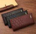 Premium Leather Wallet for Men – Stylish Croc Texture & Durable Design