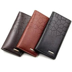 Premium Leather Wallet for Men – Stylish Croc Texture & Durable Design