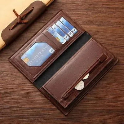 Premium Leather Wallet for Men – Stylish Croc Texture & Durable Design