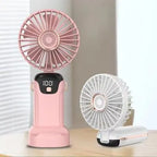 Mini Portable Cooling Fan – USB Rechargeable Air Fan