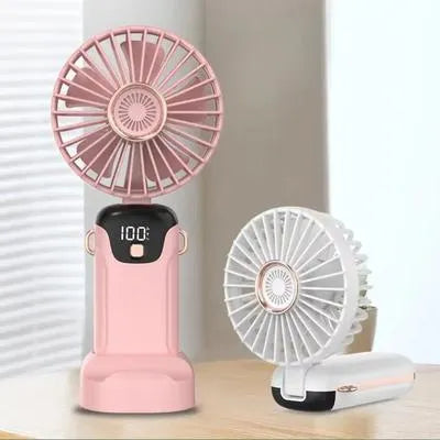 Mini Portable Cooling Fan – USB Rechargeable Air Fan