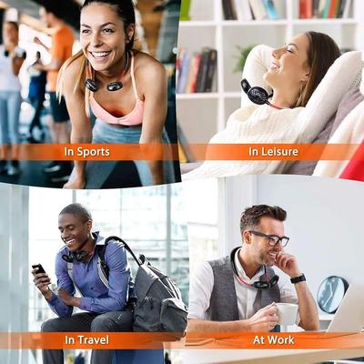 USB Neck Fan – 360° Rotatable | 3 Speed Portable Cooling Fan