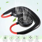 USB Neck Fan – 360° Rotatable | 3 Speed Portable Cooling Fan