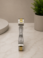 Luxury Two-Tone Men's Watch – Premium Stainless Steel Wristwatch